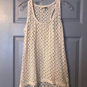 Lace tank top